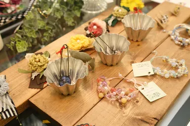 かわいらしいアクセサリーたち