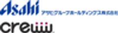 アサヒグループホールディングス株式会社、Creww株式会社のロゴ