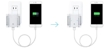 シリーズ充電(USB充電→電池充電)