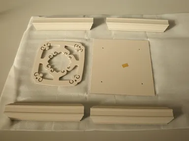 塗装前パーツ(アルミ型板)