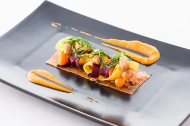 ドライサーモンと人参のピクルス