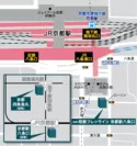 京都駅八条口・京都四条烏丸 地図