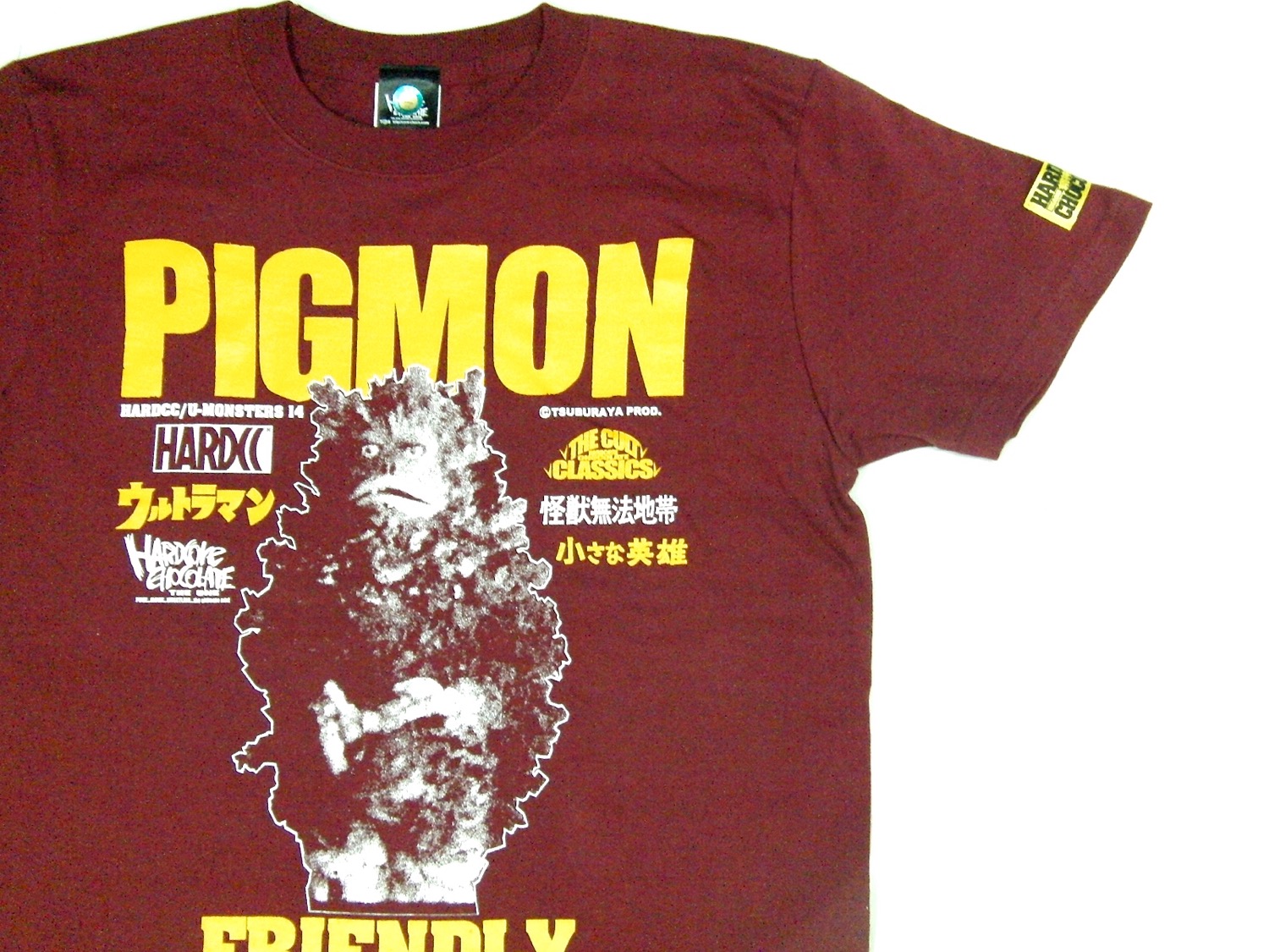 ♡超激レア♡非売品♡新品♡ゴジラ 本多猪四郎 Tシャツ 東宝 スタッフ ハードコアチョコレート) HARDCORE CHOCOLATE ゴジラ (白線熱線スミ