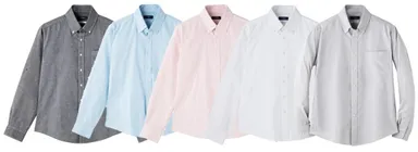 オックスボタンダウンシャツ