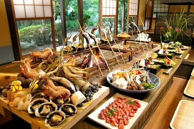 旬贅沢いろり会席料理