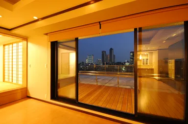 事例B_オーナー邸部(夜景)