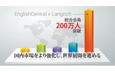 KLab Ventures投資先のラングリッチ、米国最大手のオンライン英語学習サービス運営のイングリッシュセントラルと事業統合