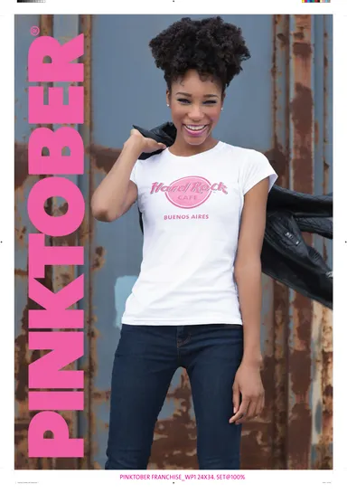 ピンクロゴTシャツ