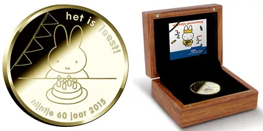 ミッフィー生誕60周年記念 金メダル