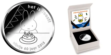 ミッフィー生誕60周年記念 銀メダル