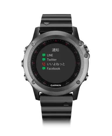 fenix(R) 3J Sapphire 通知機能