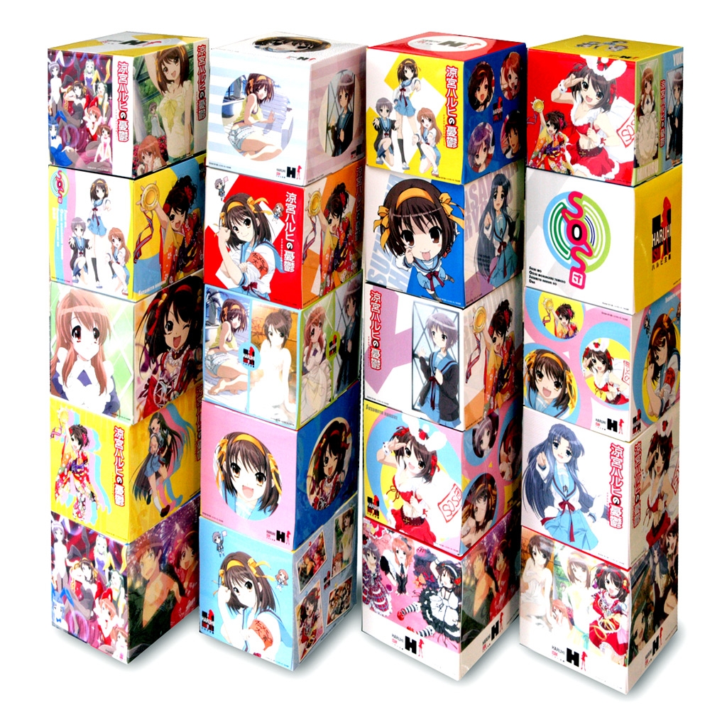 【送料無料/即納】  涼宮ハルヒの憂鬱」ボックスティッシュ インターネット限定発売 ティッシュペーパー