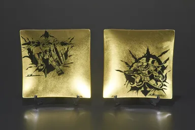 GUNDAM 金箔ガラスプレート(1)