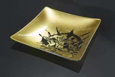 GUNDAM 金箔ガラスプレート(2)