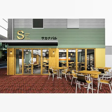 サカナバル川崎店・オープンテラス