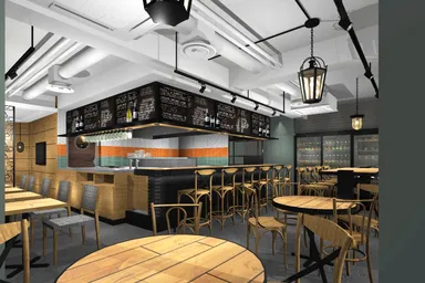 サカナバル川崎店内1