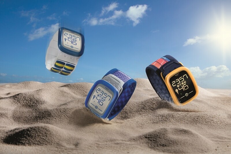 スウォッチからビーチバレーを中心とした運動データを計測する腕時計