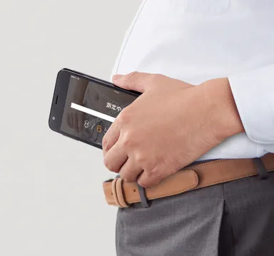 腹囲形状を測定