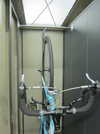 自転車収納の様子