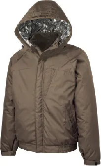 防寒裏アルミジャンパー カーキ