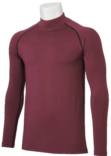 ヒートアシスト発熱ピーチ起毛ハイネック