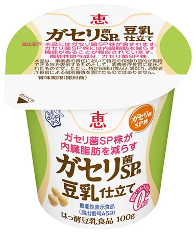 『恵 megumi ガセリ菌SP株 豆乳仕立て』　105円(税別)