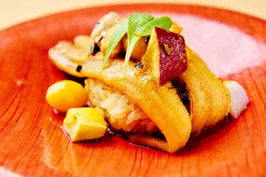 穴子の炙り・雲丹