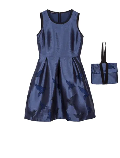 Origami ドレス(ブルー)