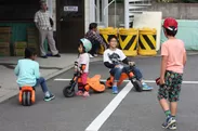 2014年度「京都モーターサイクルショー」参加する子供たち