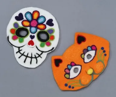 羊毛フェルトでつくる「ハロウィーンマスク」