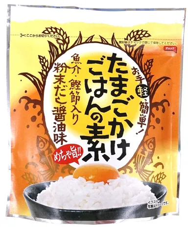 「たまごかけご飯の素」パッケージ