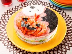 ハロウィンフェイスケーキすし