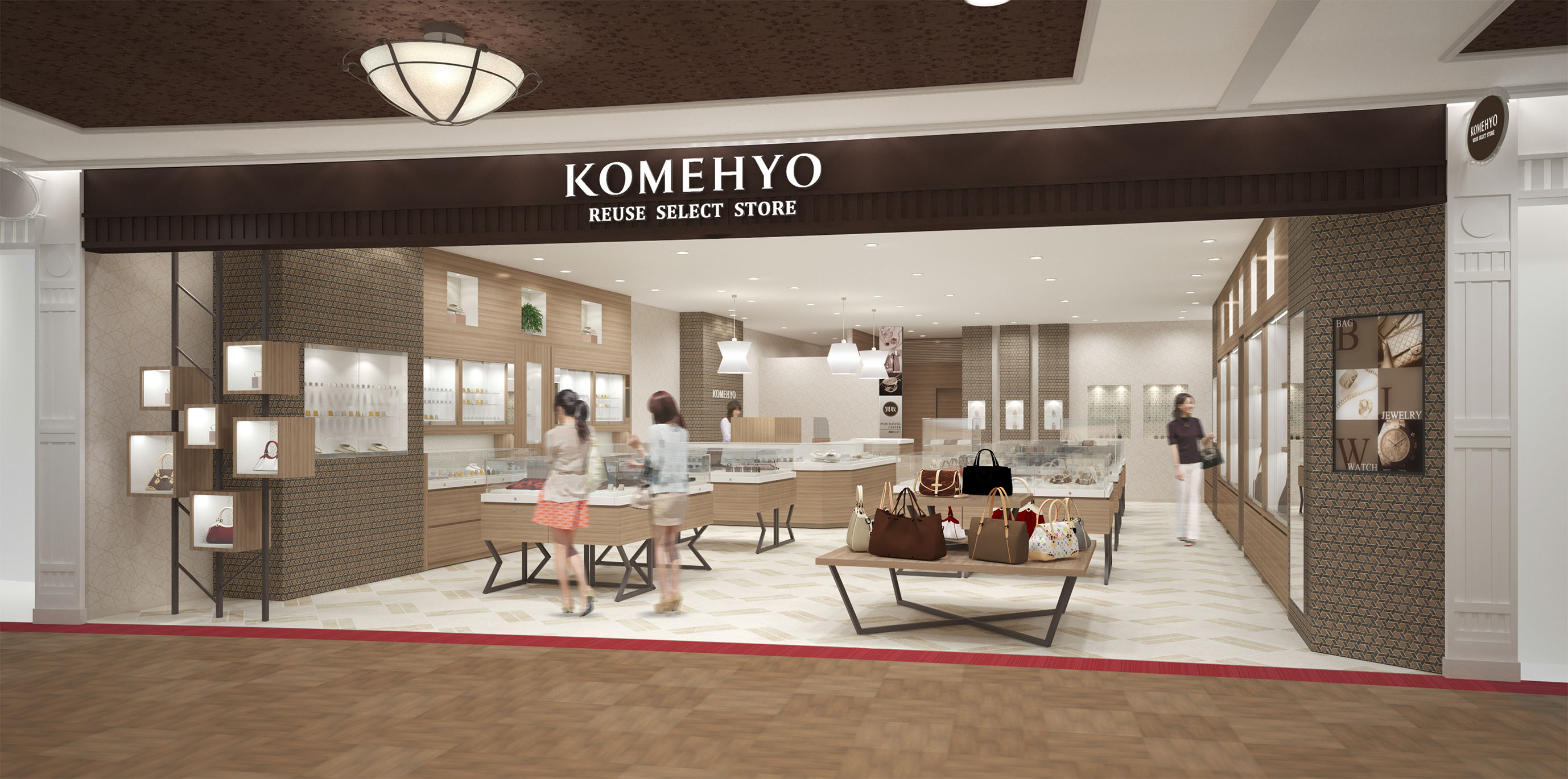 日本最大級のリユースショップkomehyo 九州1号店を出店 キャナルシティ博多に10月1日オープン オープン企画 Antique Komehyo オリジナルチョコリングをプレゼント 株式会社コメ兵のプレスリリース