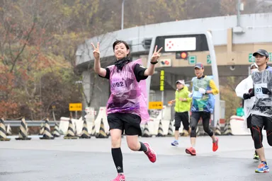 第1回フルマラソン様子2