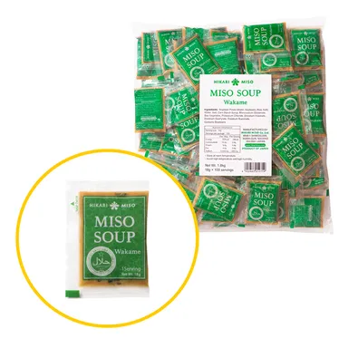 ハラール認証即席生みそ汁『MISO SOUP Wakame』