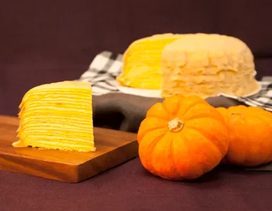 パンプキンミルクレープ