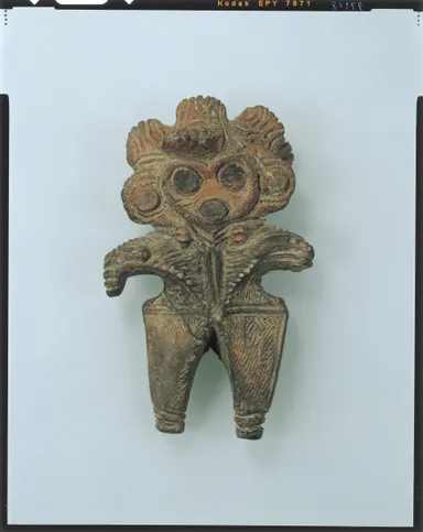 重要文化財　みみずく土偶(埼玉・真福寺貝塚出土)