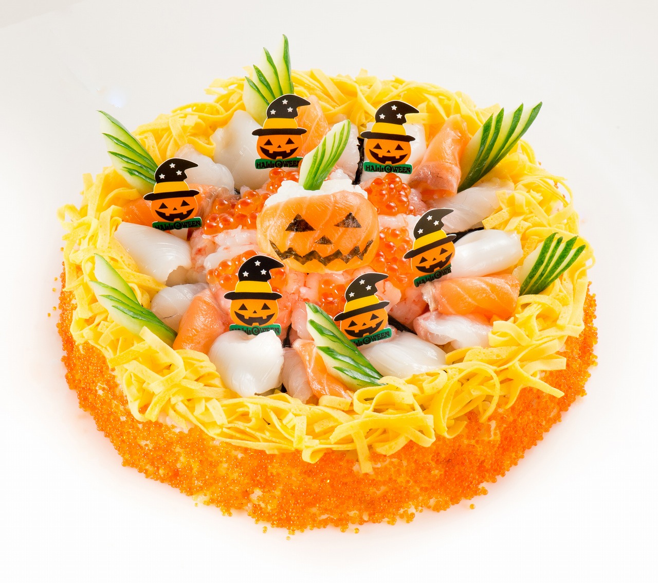 今年はおうちでハロウィン ハロウィンすしケーキ 登場 予約販売中 株式会社アトムのプレスリリース