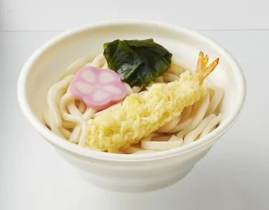 年明けうどん　海老天うどん