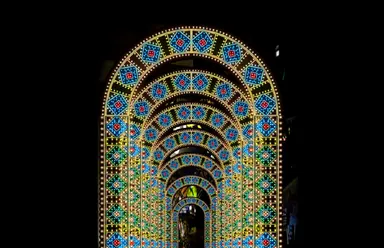 昨年度の様子3(ヨーロッパの王族が魅せられた「音と光」)