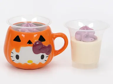ハロウィンキティ　カスタード＆紫いも