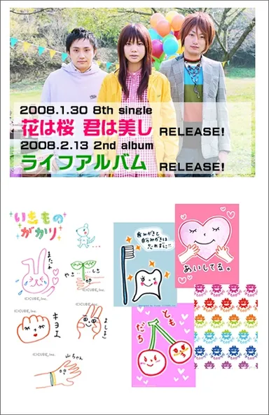 アーティスト画像、素材