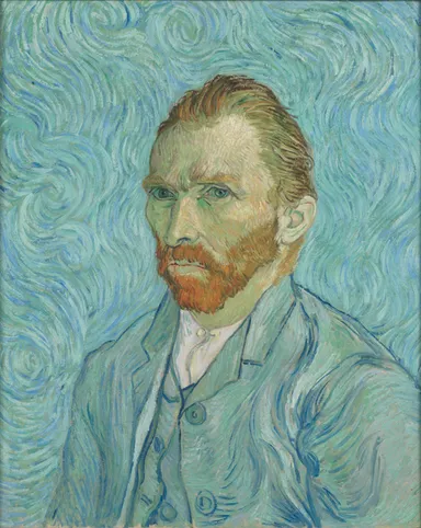 『「さわれる文化財」@藝大ギャラリー』で再現される作品イメージ ゴッホ「自画像」