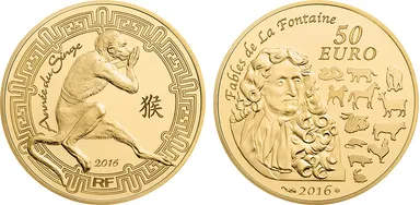 フランス　50ユーロ金貨