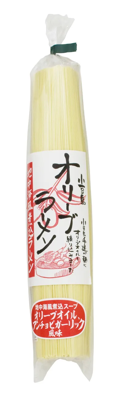 オリーブラーメン 地中海風煮込みラーメン　パッケージ