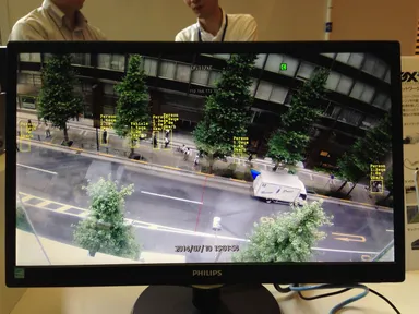 画像解析エンジン搭載カメラシステム GXiシリーズ録画管理画面の様子