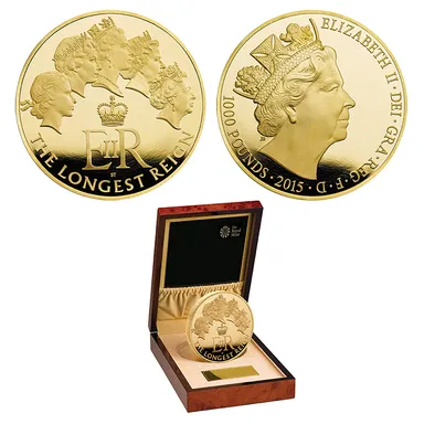 1000ポンド金貨(1キロ)