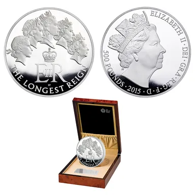 500ポンド銀貨(1キロ)