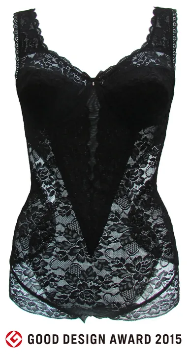 yauco TYN90 多機能シリーズ 総レースボディースーツ(ブラック)