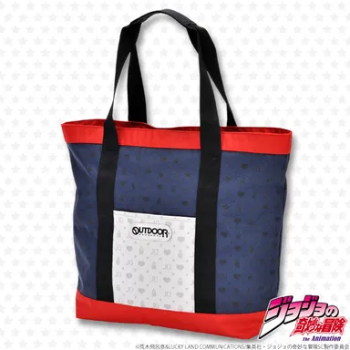 トートバッグ(ネイビー×レッド)